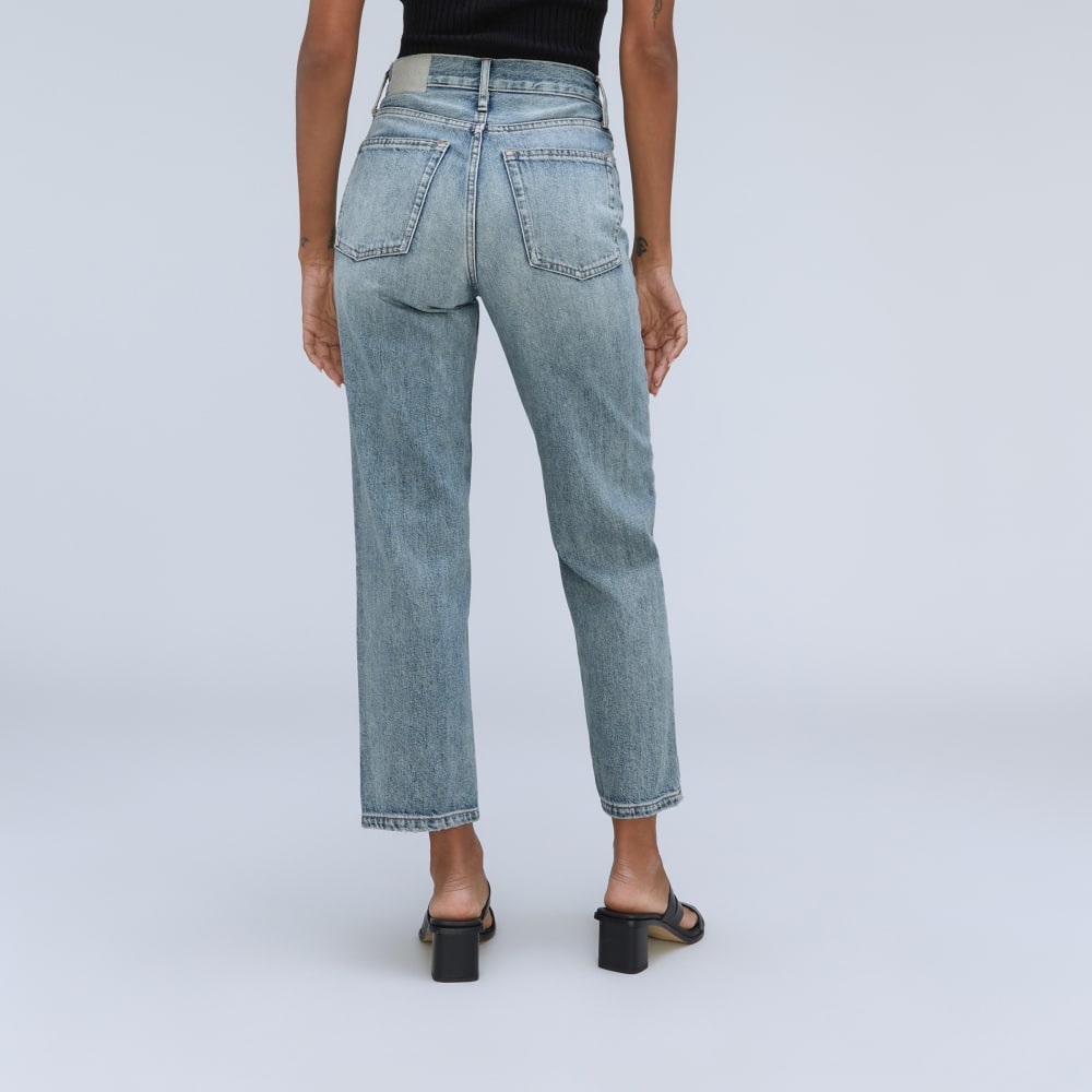 Everlane The 90s Way High Jean In Light Vintage Wash - 28 LONG - Picture 2 of 7